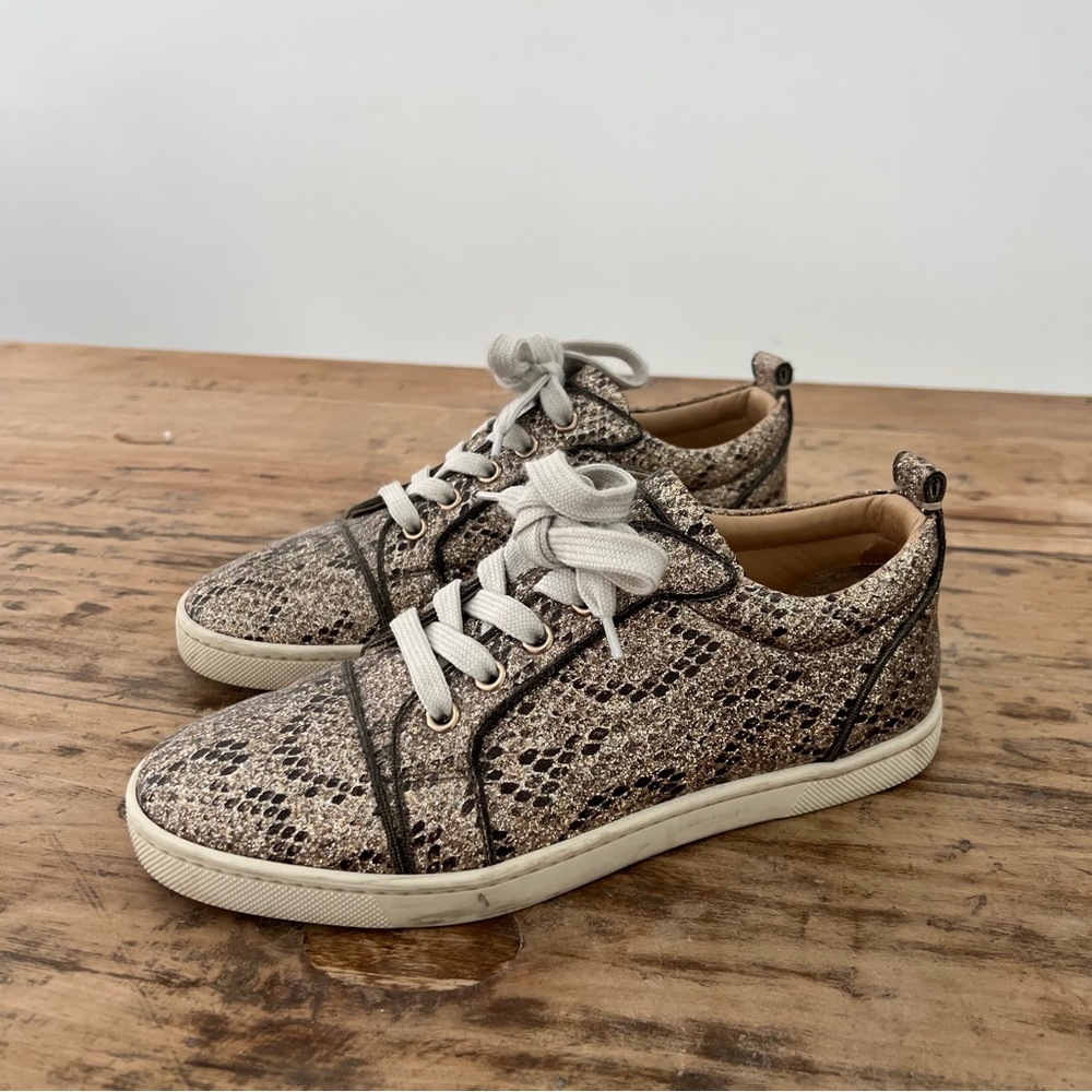Christian Louboutin snake Louis junior sneaker